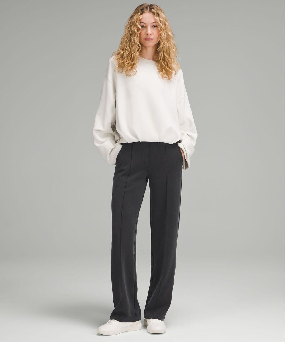 Lululemon Softstreme Pintuck Wide Leg Pants Black Size S